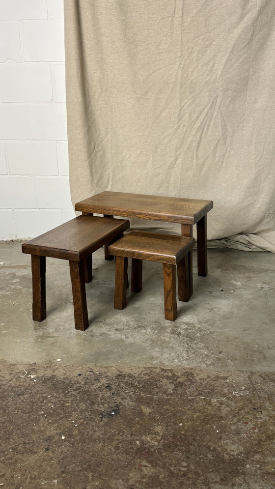 Image 1 of Set of Brutalist Side Tables