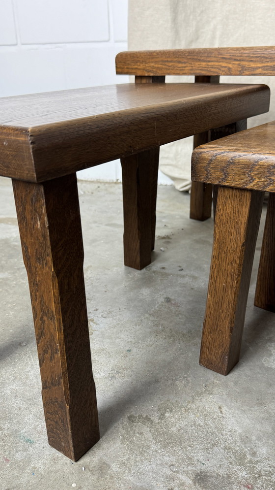 Image 1 of Set of Brutalist Side Tables