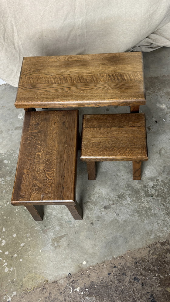 Image 1 of Set of Brutalist Side Tables