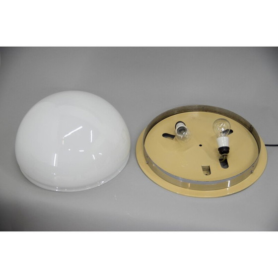 Image 1 of Vintage Bauhaus ceiling light in chrome by Zukov, Czechoslovakia 1940