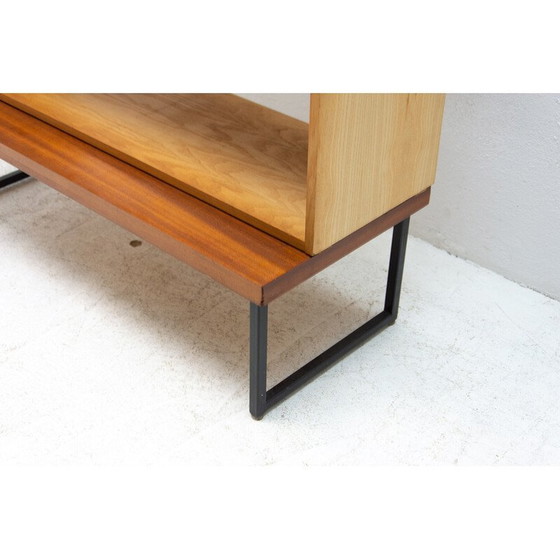 Image 1 of Libreria vintage in mogano e vetro, Cecoslovacchia, anni '70