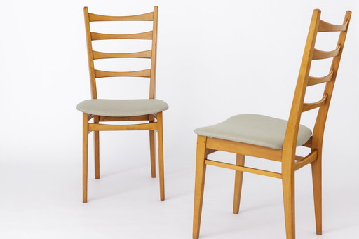 2 Chaises de salle à manger 1960 Allemagne