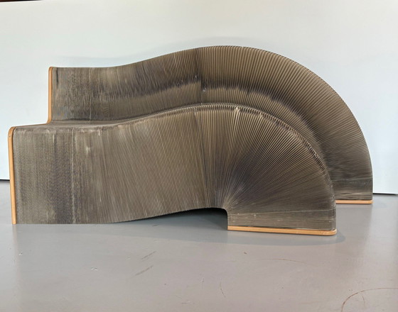 Image 1 of Flexiblelove Cardboard Bench