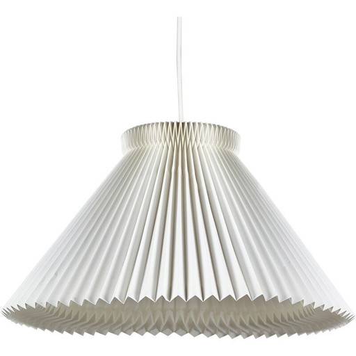 Vintage model 1-27 pendant lamp in plastic sheet by Tage Klint for Le Klint, 1940