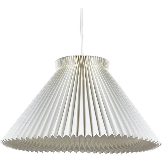 Image 1 of Lampada a sospensione vintage modello 1-27 in lamiera di plastica di Tage Klint per Le Klint, 1940