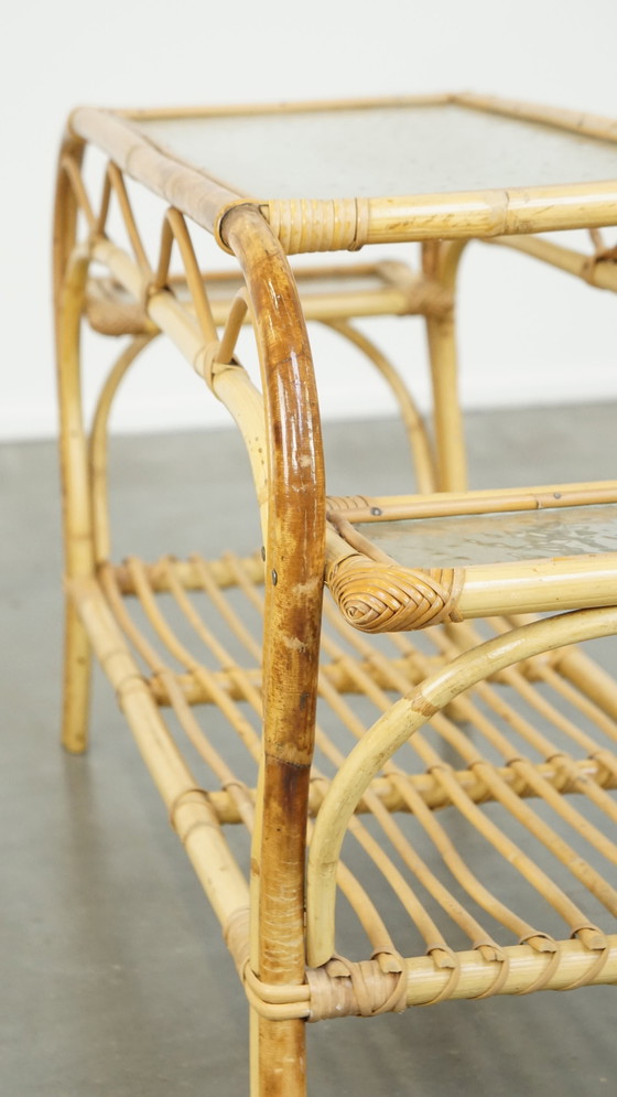 Image 1 of Vintage Rattan Coffee Table