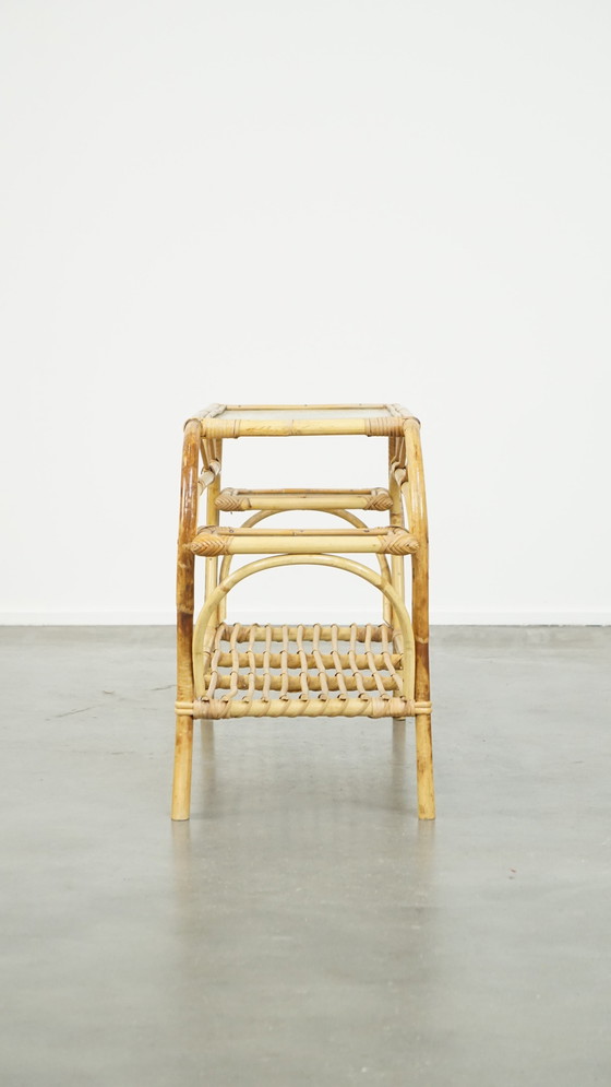 Image 1 of Vintage Rattan Coffee Table