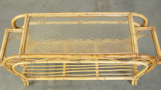 Image 1 of Vintage Rattan Coffee Table