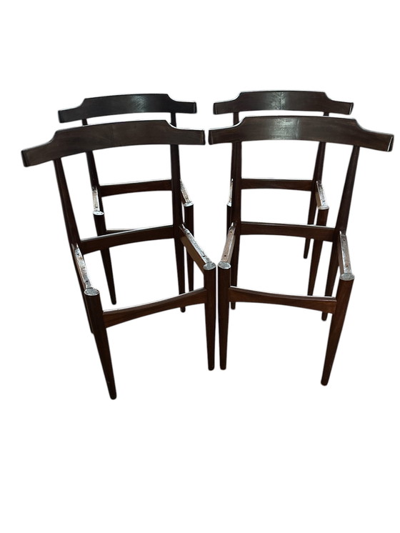 Image 1 of 4x Hans Olsen Chairs Frem Rølje