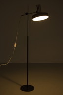 Vintage floor lamp chrome with black