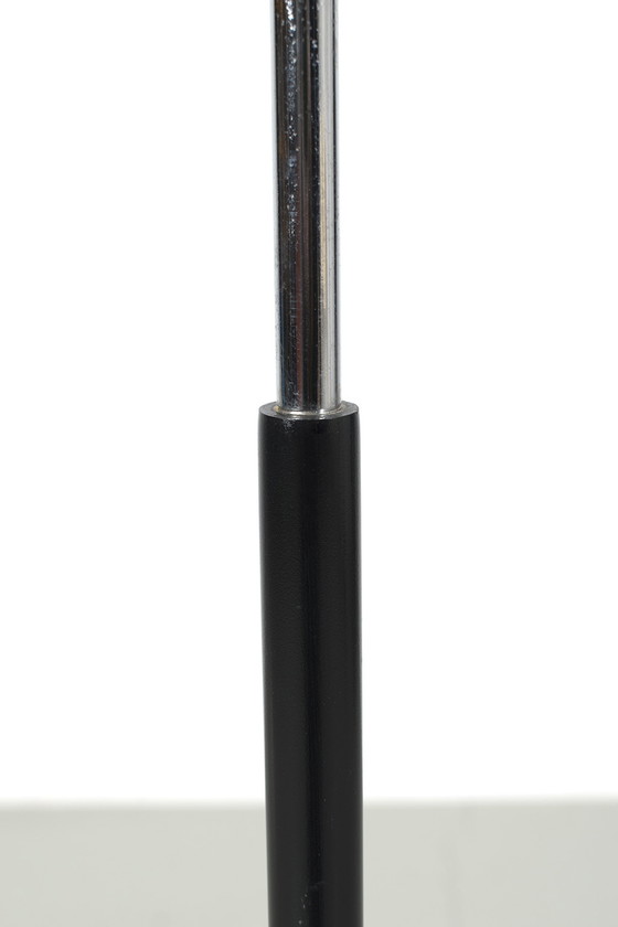 Image 1 of Lampada da terra vintage cromata con nero