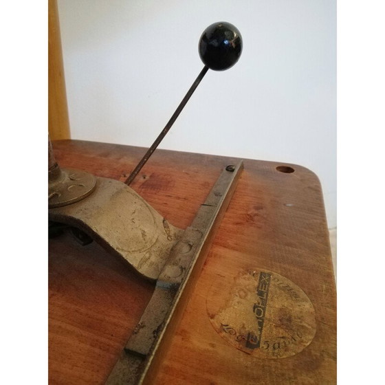 Image 1 of Sgabello vintage in legno di Albert Stoll per Giroflex, anni '60