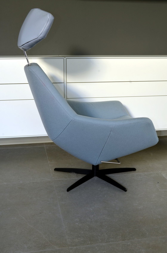 Image 1 of Topform Design Armchair With Hocker