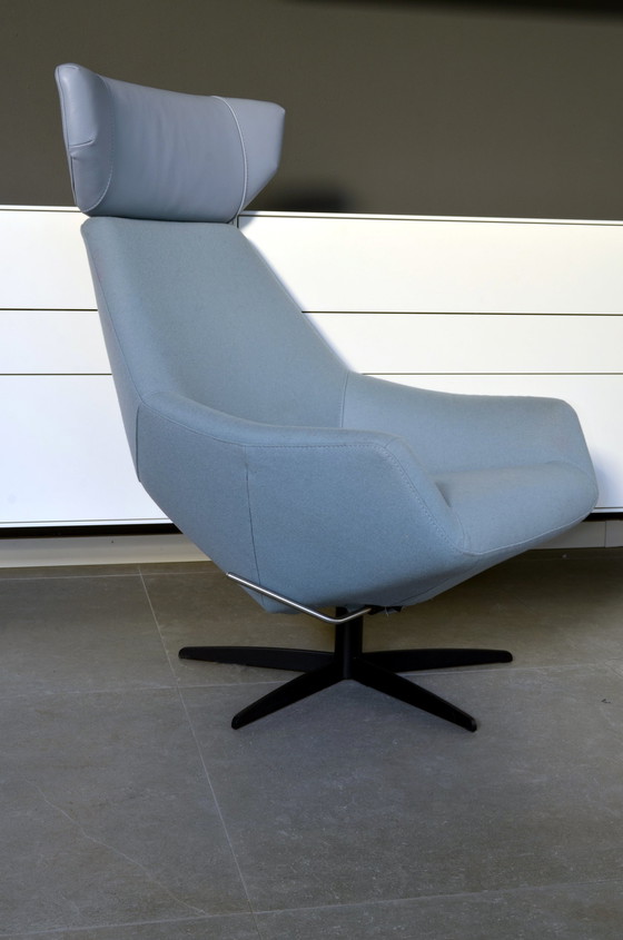 Image 1 of Topform Design Armchair With Hocker