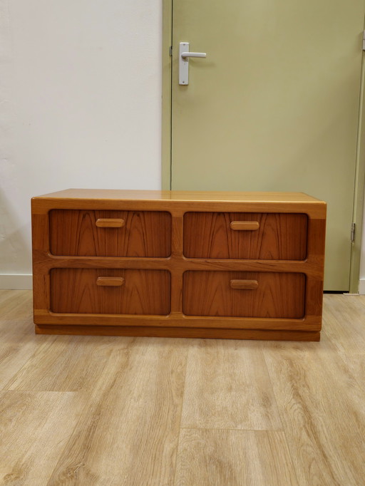 Vintage Silkeborg Danish Chest of Drawers Chest of Drawers Cabinet Lp Planter Tv Cabinet Storage Cabinet