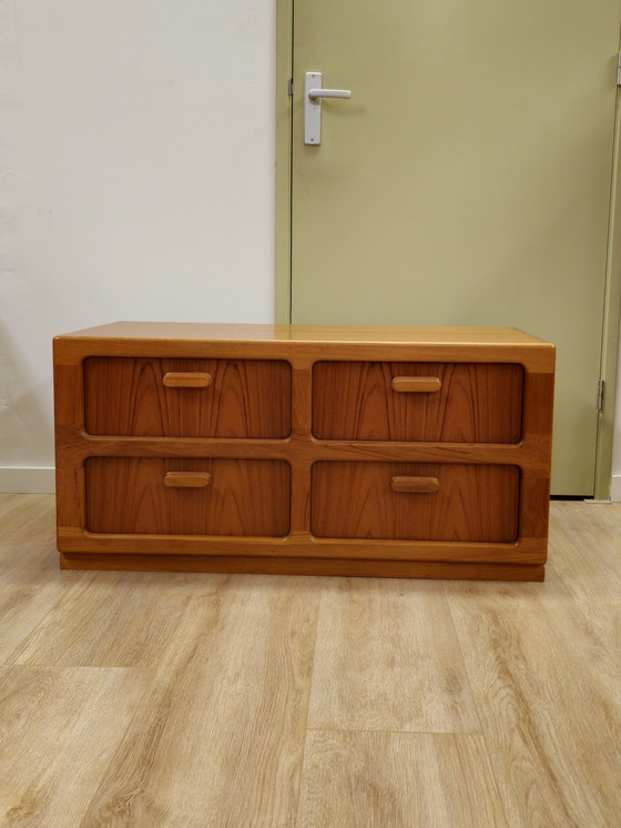 Image 1 of Vintage Silkeborg Danish Chest of Drawers Chest of Drawers Cabinet Lp Planter Tv Cabinet Storage Cabinet