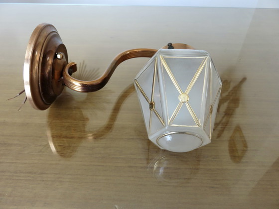 Image 1 of Art Deco Copper Lantern, France, 1910