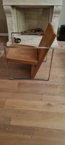 2x Arco Spine armchairs