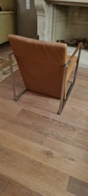 2x Arco Spine armchairs