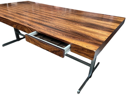 Large Dining Table, Rosewood Veneer, Meeting Table, Desk