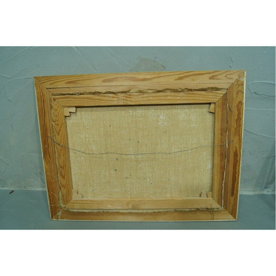 Image 1 of Dipinto a olio vintage scritto a mano da Bertil Landelius, Svezia 1960