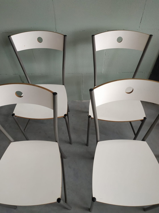 Image 1 of Vintage Design Tube Frame Dining Chairs 1970s/80s