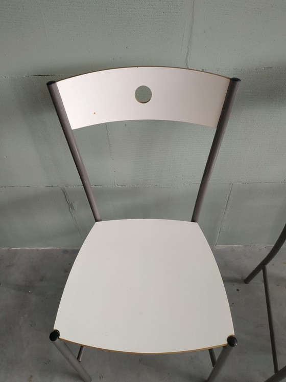 Image 1 of Vintage Design Tube Frame Dining Chairs 1970s/80s