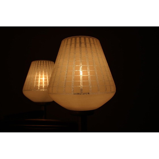 Image 1 of Lampadario vintage in legno di mogano, Germania 1970