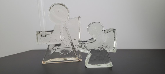 Image 1 of 2x Klaus Breit Angel Candlesticks