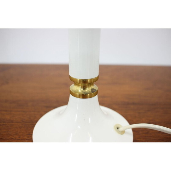 Image 1 of Lampada da tavolo vintage in ottone, metallo e vetro di Drukov, Cecoslovacchia, 1970