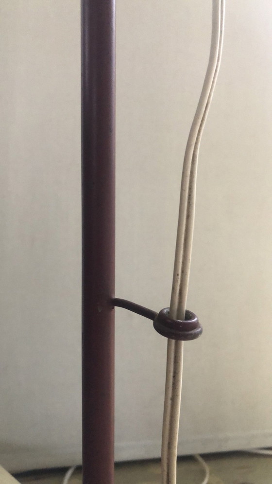 Image 1 of 1950s Standing Industrial Lamp Brass