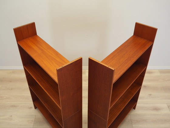 Image 1 of Set Of Teak Bookcases, Danish Design, 1970S, Production: Denmark