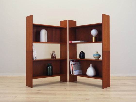 Image 1 of Set Of Teak Bookcases, Danish Design, 1970S, Production: Denmark