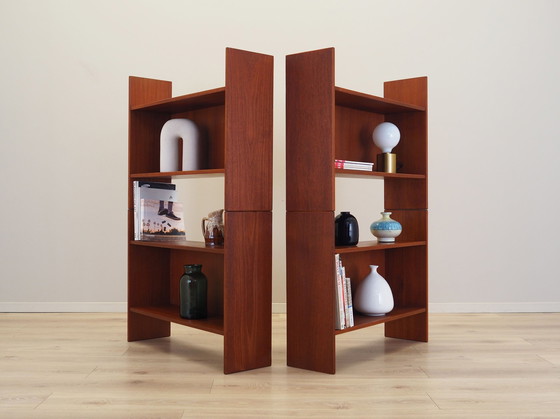 Image 1 of Set Of Teak Bookcases, Danish Design, 1970S, Production: Denmark