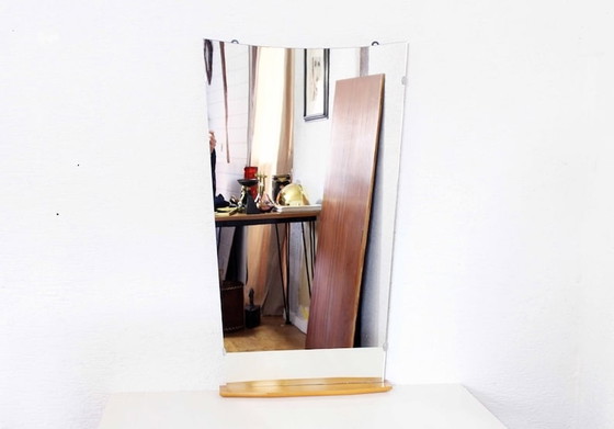 Image 1 of Mirror with shelf 1950s