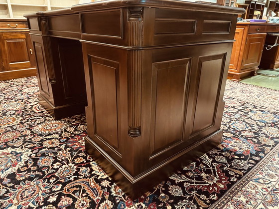 Image 1 of Classic English Chesterfield Desk