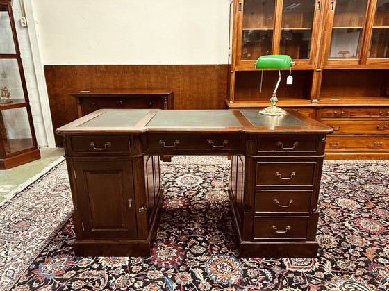 Image 1 of Classic English Chesterfield Desk