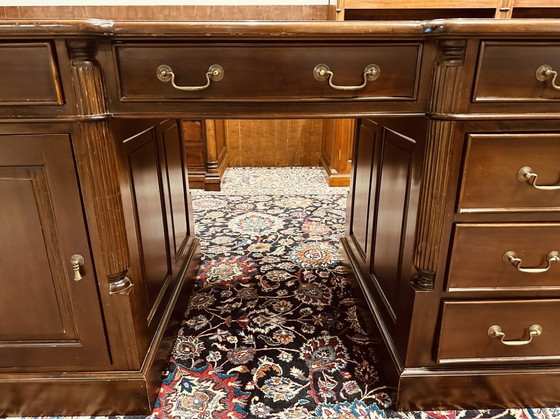 Image 1 of Classic English Chesterfield Desk