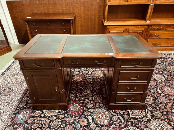 Image 1 of Classic English Chesterfield Desk