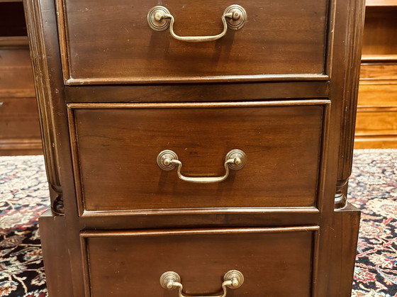 Image 1 of Classic English Chesterfield Desk