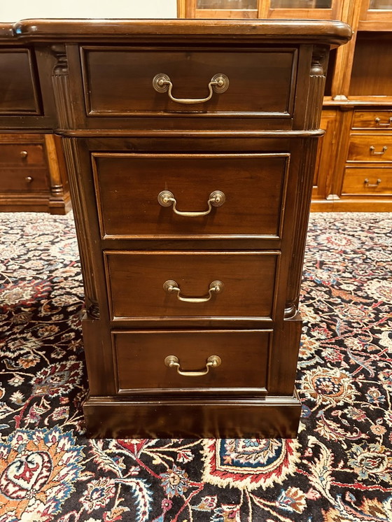 Image 1 of Classic English Chesterfield Desk