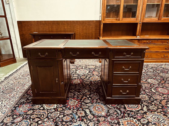 Image 1 of Classic English Chesterfield Desk