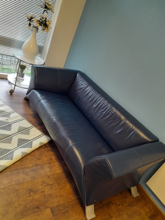 Image 1 of 2x Rolf Benz sofa navy