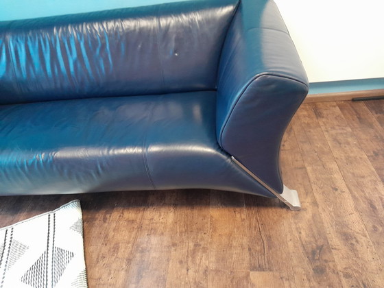 Image 1 of 2x Rolf Benz sofa navy