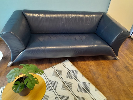 Image 1 of 2x Rolf Benz sofa navy