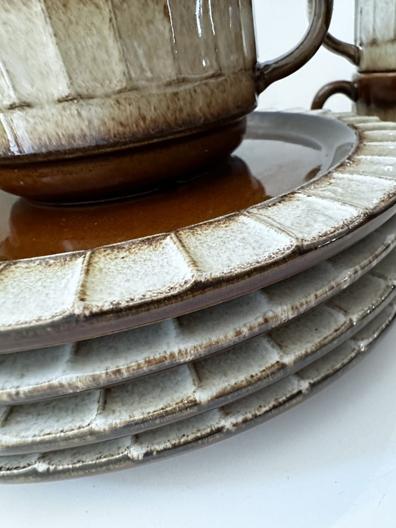 Image 1 of Gerzit soup bowls with plates