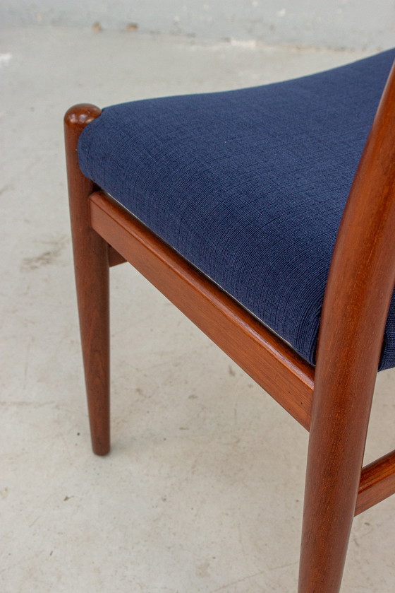 Image 1 of 8X W2 Chair Hans J. Wegner Cm Madsens Teak