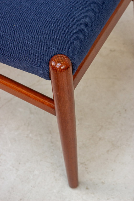 Image 1 of 8X W2 Chair Hans J. Wegner Cm Madsens Teak