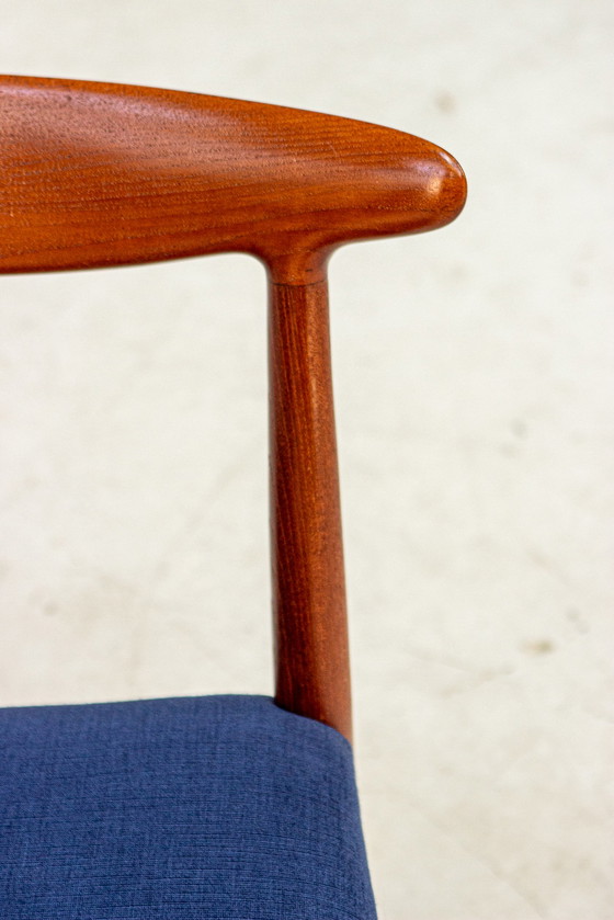 Image 1 of 8X W2 Chair Hans J. Wegner Cm Madsens Teak