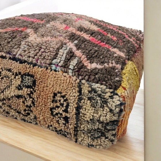 Image 1 of Moroccan Wool Footstool